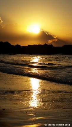 Korora Beach Sunrise © Tracey Benson 2014